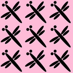 seamless pattern with hearts