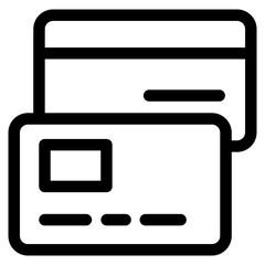 Credit Card Icon Element For Design