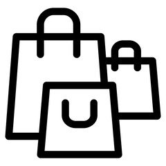 Shopping Bag Icon Element For Design