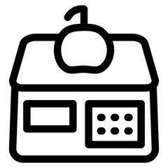 Obraz premium Scale Icon Element For Design