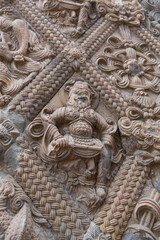 Exquisite Brick Carvings of the Tang Pagoda at Xiuding Temple