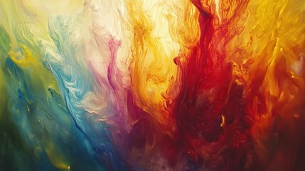 Abstract Colorful Swirls