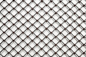 Aerial black patterned net tile texture on white