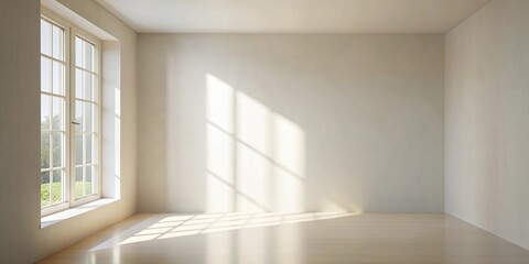 Fototapeta premium Aerial abstract background with light from window