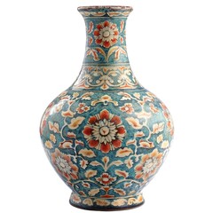 Vintage vase. Home Decor, interior design element. 