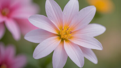 Obraz premium closeup of a pink flower