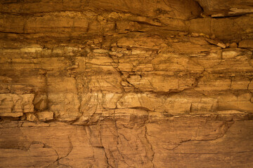 Old red natural pattern stone wall stone