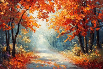 Abstract oil painting illustration background