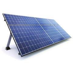 Solar panel on a white background. 