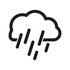 Rain logo design with modern concept