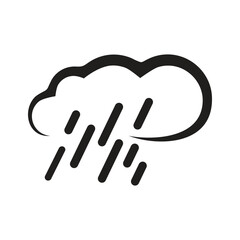 Rain logo design with modern concept