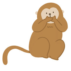 三猿 言わざる