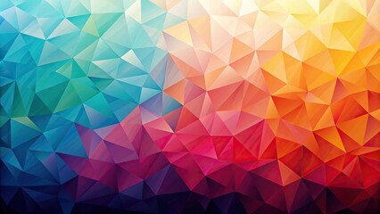 Fototapeta premium Abstract low poly background with triangles Silhouette