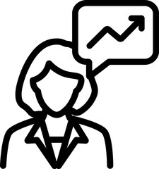 Performance Report Line Icon