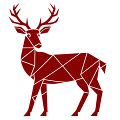 Reindeer Antlers with Festive Design