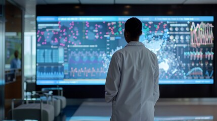 Empowering Healthcare Hero Monitoring RealTime Public Health Trends on CuttingEdge Display