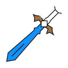 weapon toy baby line icon vector. weapon toy baby sign. isolated symbol illustration