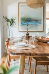 Elegant Dining Room with Modern Decor