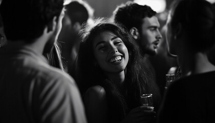Fototapeta premium Documenting emotional reactions at social gatherings