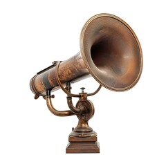 Vintage horn speaker for announce and public 