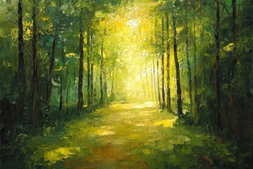 Obraz premium Abstract oil painting illustration background created with Generative AI