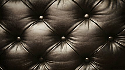 Naklejka premium Brown Leather Upholstery Texture.