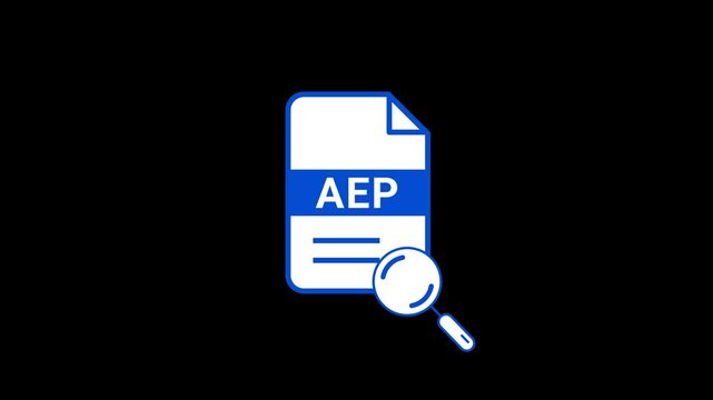 AEP File Searching icon animation
