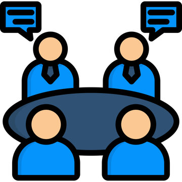 recommend clip art: Group Discussion Icon