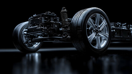 Car Chassis and Suspension.