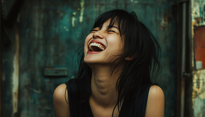 Obraz premium Capturing moments of laughter in unexpected places
