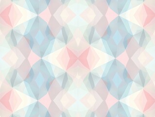 Fototapeta premium Vibrant Geometric Mosaic Pattern in Pastel Tones for Elegant Background Design