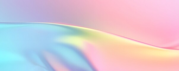 Colorful pastel gradient background banner with soft rainbow color, light blue and pink. Soft blur, generative ai