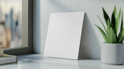 Fototapeta premium Blank sticker design for mockup