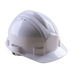 Fototapeta premium white safety helmet isolated on white background 
