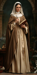 Naklejka premium Saint Teresa of Avila Ai generative.