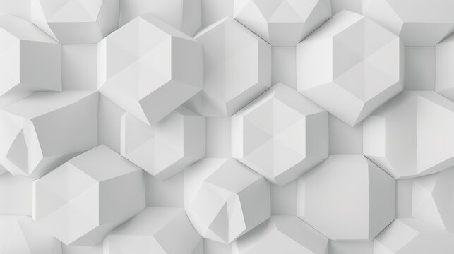 Array Geometry with White Background - a precise and elegant visual. The array geometry on a white backdrop presents a sophisticated and captivating sight.