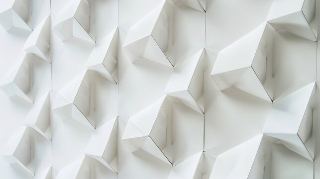 Array Geometry with White Background - a precise and elegant visual. The array geometry on a white backdrop presents a sophisticated and captivating sight.