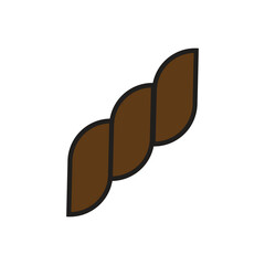 Abstract Twisted Rope Logo Design Template. Suitable for General Solution Real Estate Company Business Brand Corporate in Modern Flat Style Logo Design.