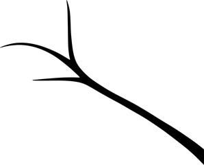 silhouette of a tree