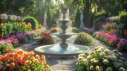  Immerse yourself in the celestial splendor of a Celestial Garden, where beauty blooms at every turn.
