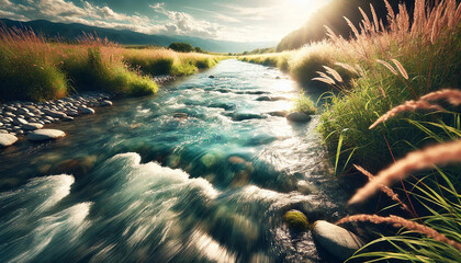 Rivers and flowing water