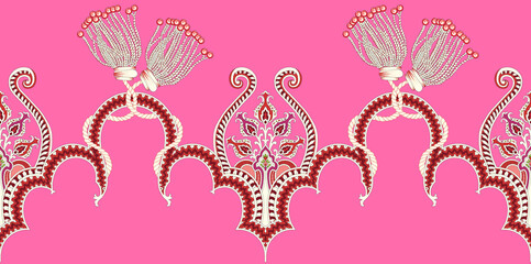 Lace Design Seamless Pattern Best Background Digital Print Textile