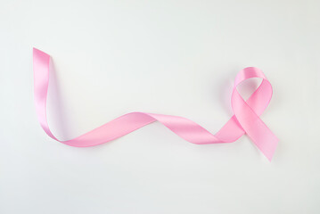 Breast Cancer Awareness Month. Pink Ribbon. Pink Symbol of October. Calendar.