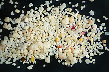 White sand from the Cayman Islands at about 10x.