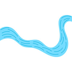 River Flow Vector