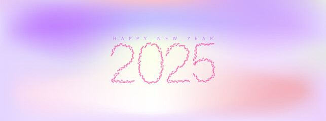 A joyful New Year 2025 image showcasing bright colors and festive symbols, embodying the spirit of celebration