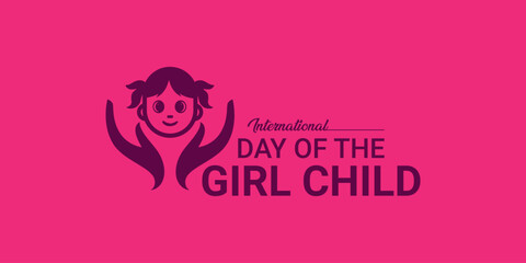 International Day of the Girl Child. child day concept. Children's Day., World Girl Child Day is a global observance that promotes and protects girls' rights. National Girl Child Day