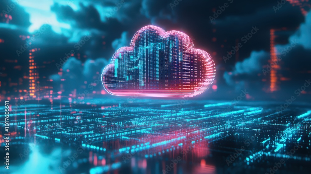 Aufkleber digital technology and cloud computing integrate seamlessly with data processing, providing engineer