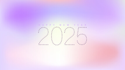 A joyful New Year 2025 image showcasing bright colors and festive symbols, embodying the spirit of celebration