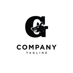 Letter G Mouse Logo Icon Vector 